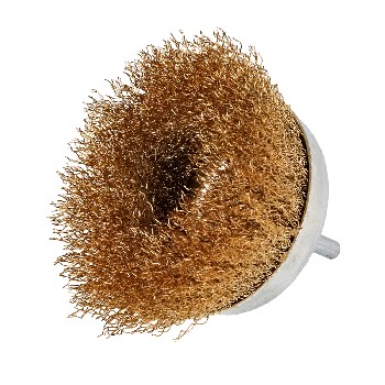 Perie cupa sirma cu tija 75mm