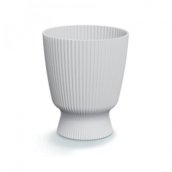 Ghiveci Milly Round, alb,...
